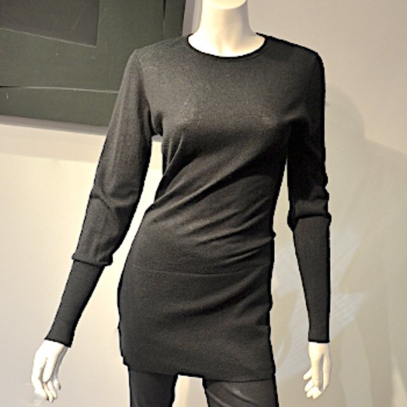 Vintage 00's Autumn Cashmere Cash Skinny Tunique - Picture 1 of 9